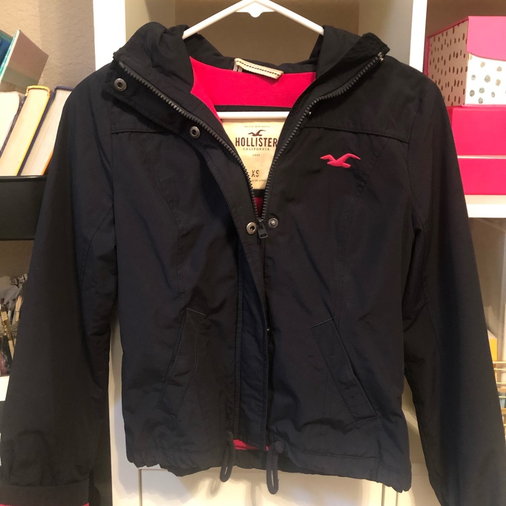 Navy Blue XS Hollister jacket